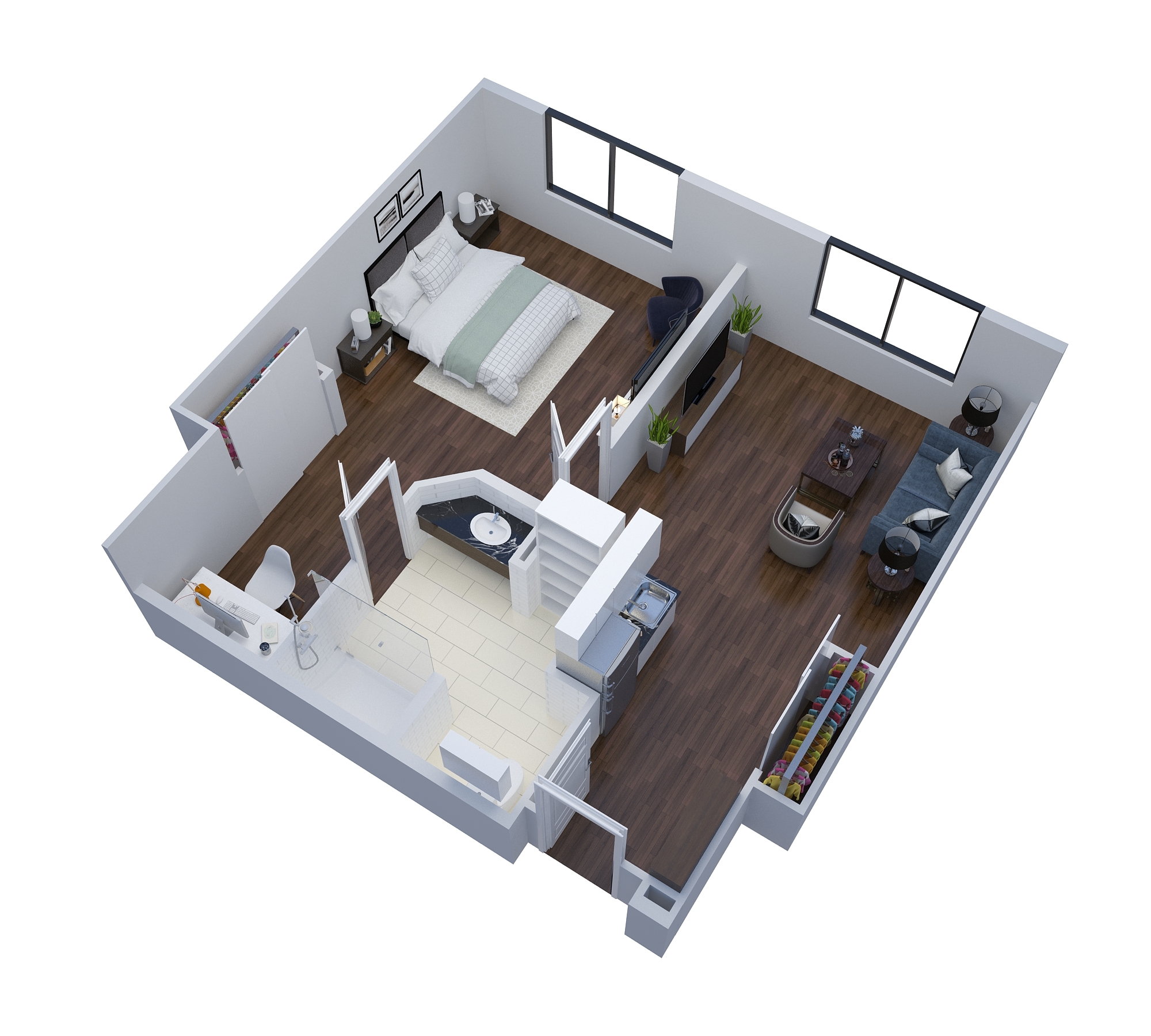 The Cambridge floor plan